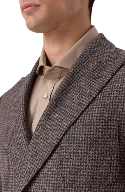 Шерстяной пиджак CORNELIANI коричневого цвета по цене 128500 руб., арт. 28X009/2A16360, фото 5 Шерстяной пиджак CORNELIANI, арт. 28X009/2A16360, фото 5