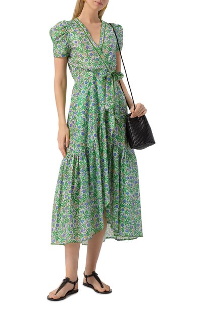 Хлопковое платье POUPETTE ST BARTH, арт. W3AR25LKHNB, фото 2