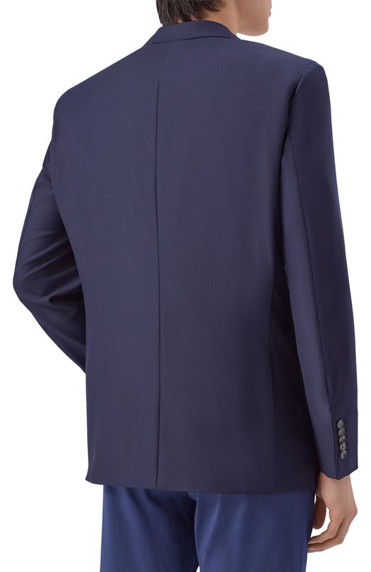 Шерстяной пиджак BOSS Camel 50509910 Синий  50509910 Фото 5