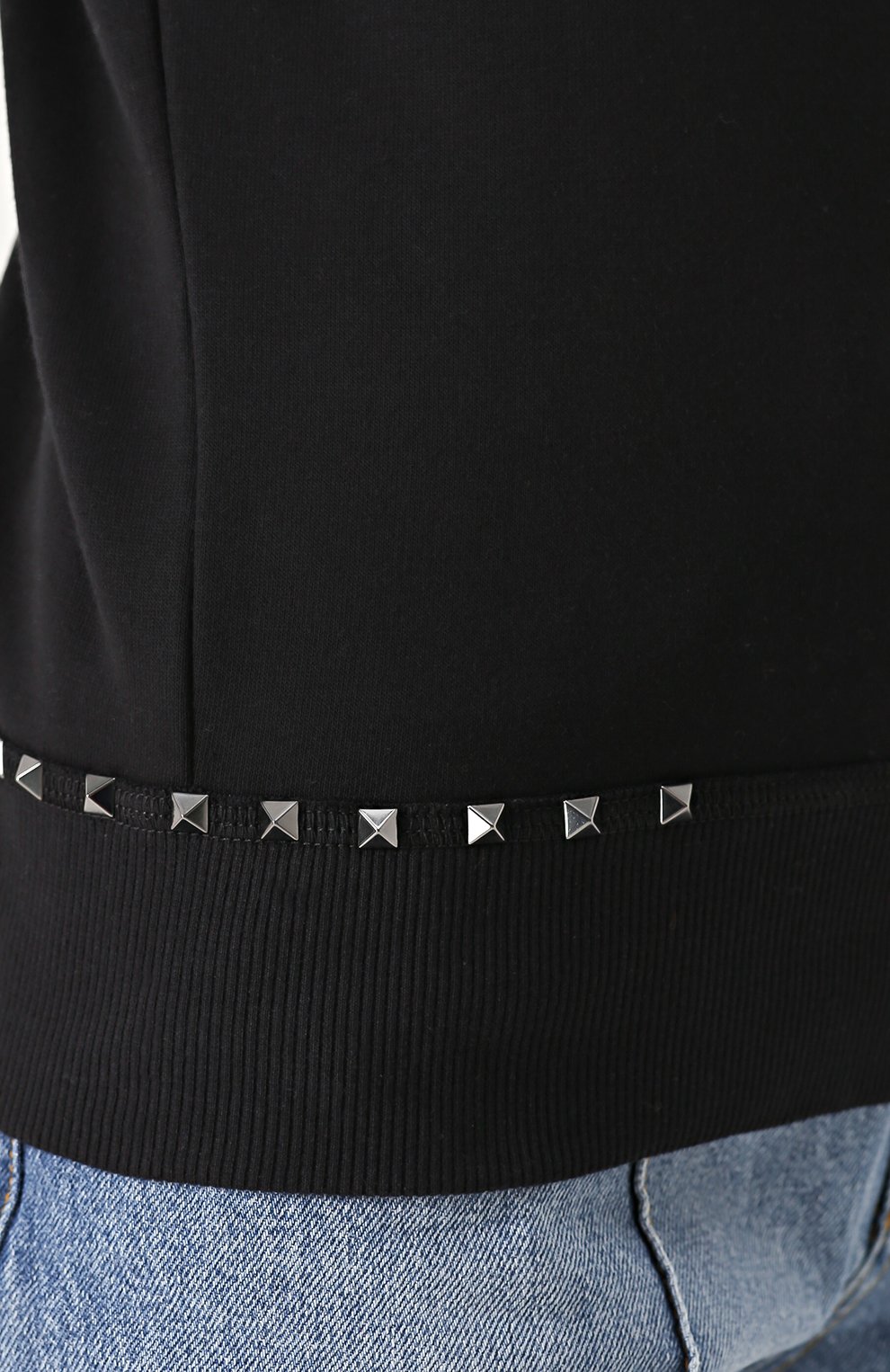 Свитшот прямого кроя с шипами VALENTINO, арт. NB3MF02A/2QL, фото 5