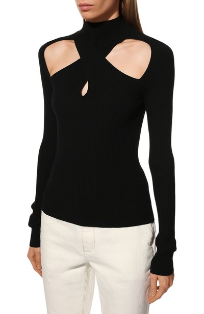 Водолазка из вискозы MSGM, арт. 3341MDM138 227768, фото 3