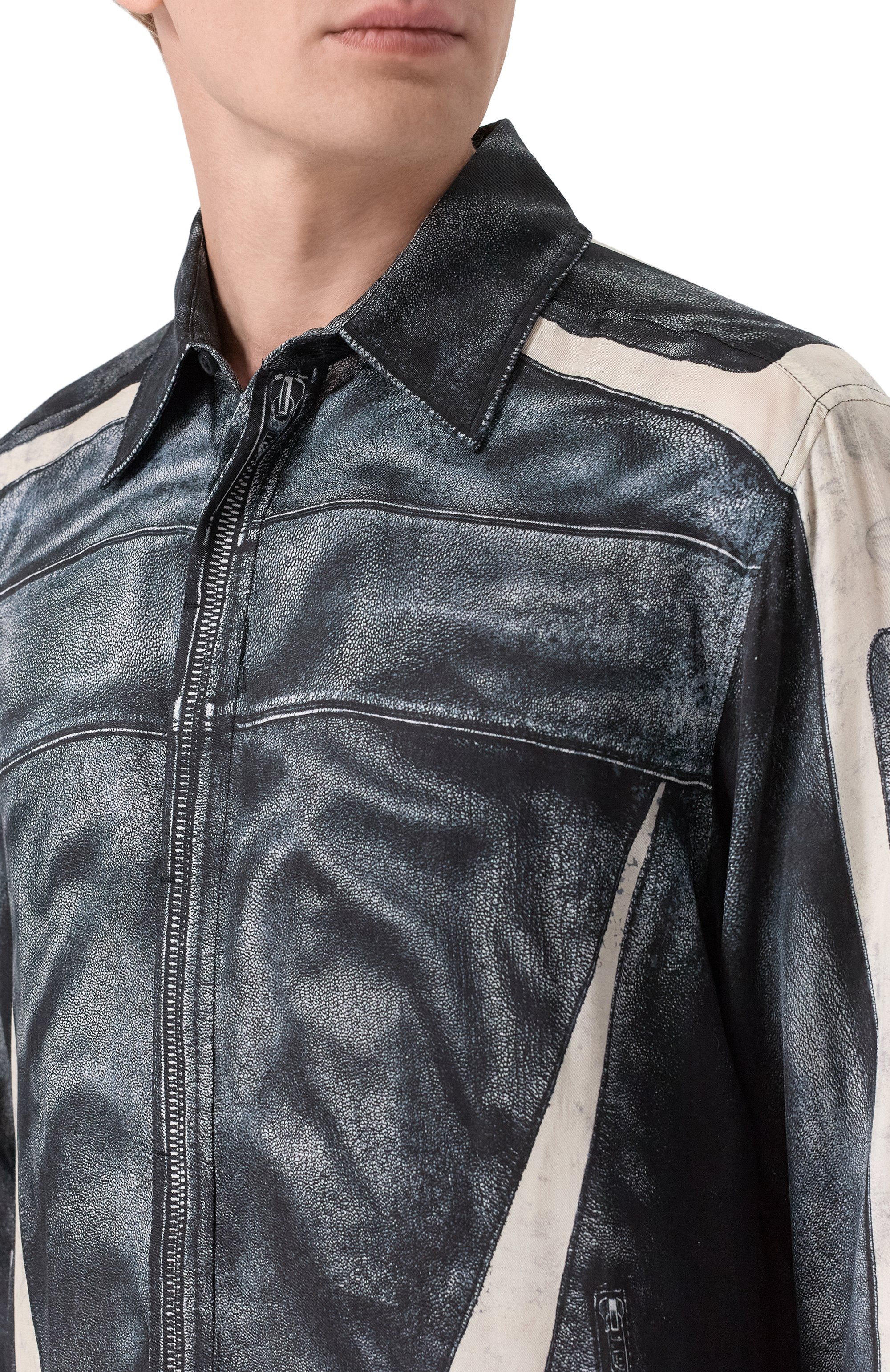 Рубашка из вискозы DIESEL, арт. A21016/0BMCZ, фото 5