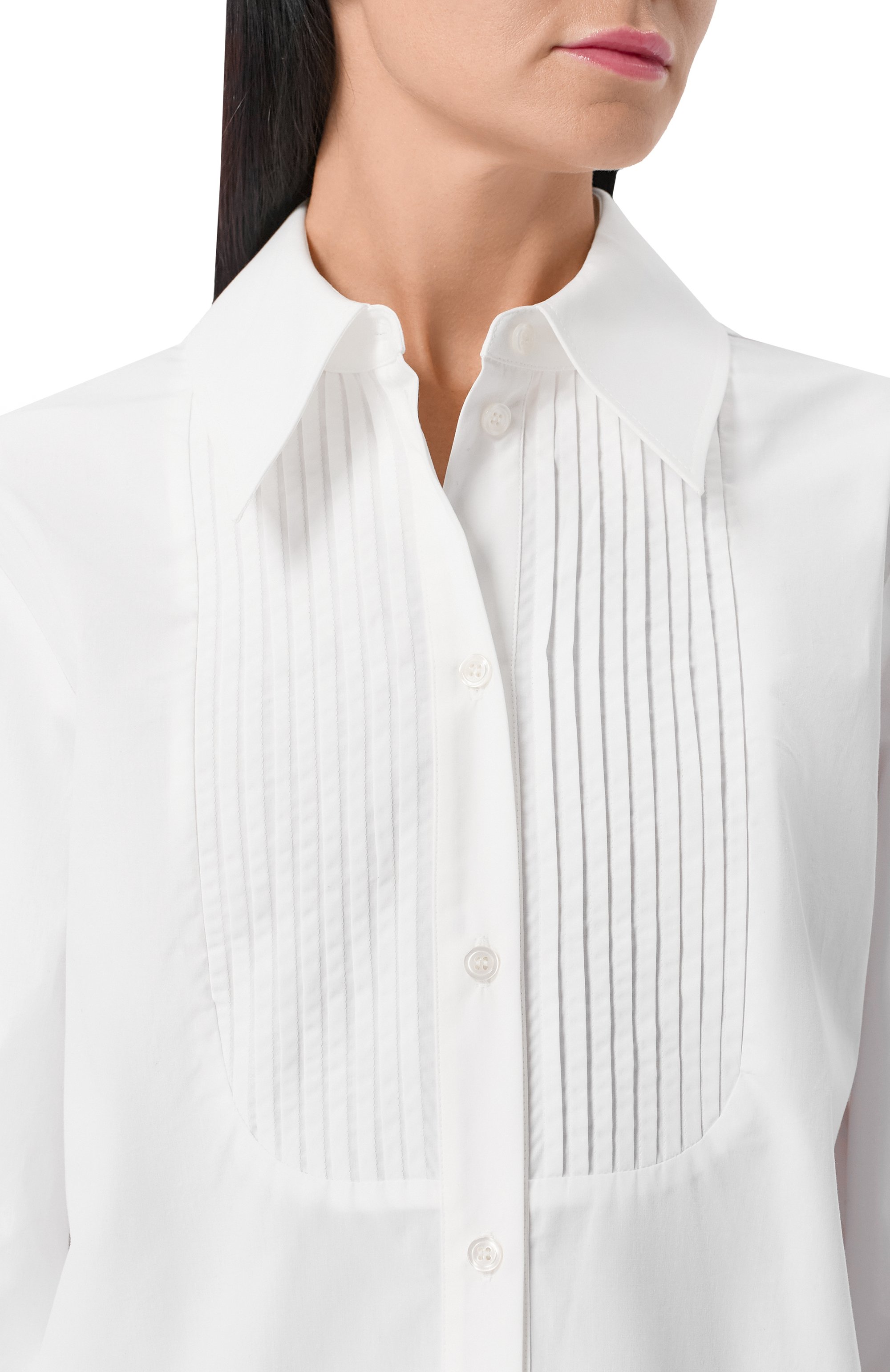 Хлопковая рубашка NINA RICCI, арт. 25ACT0033/C01077, фото 5