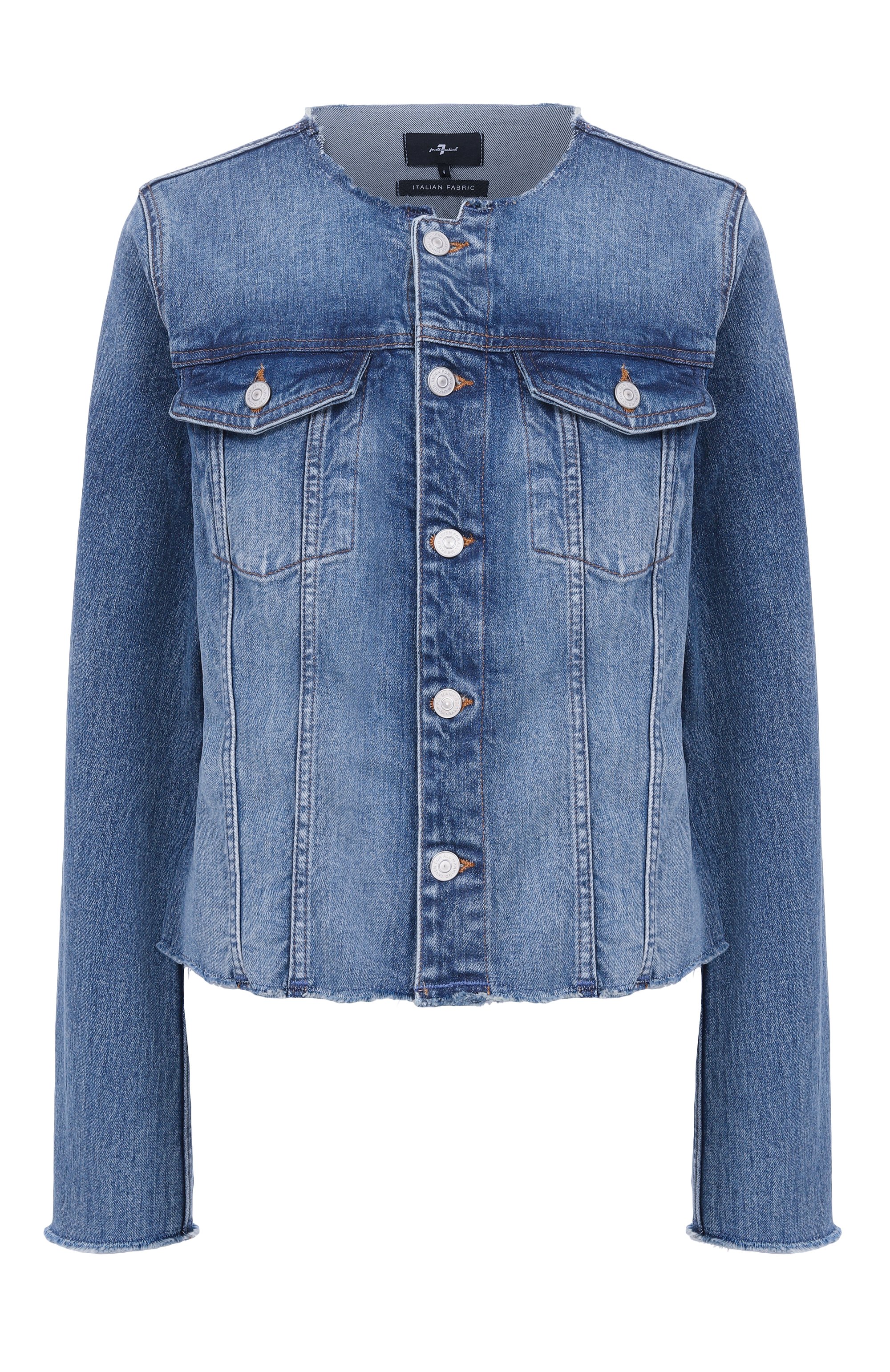 Джинсовая куртка vicky 7 FOR ALL MANKIND, арт. 7U550K85-3NG, фото 1