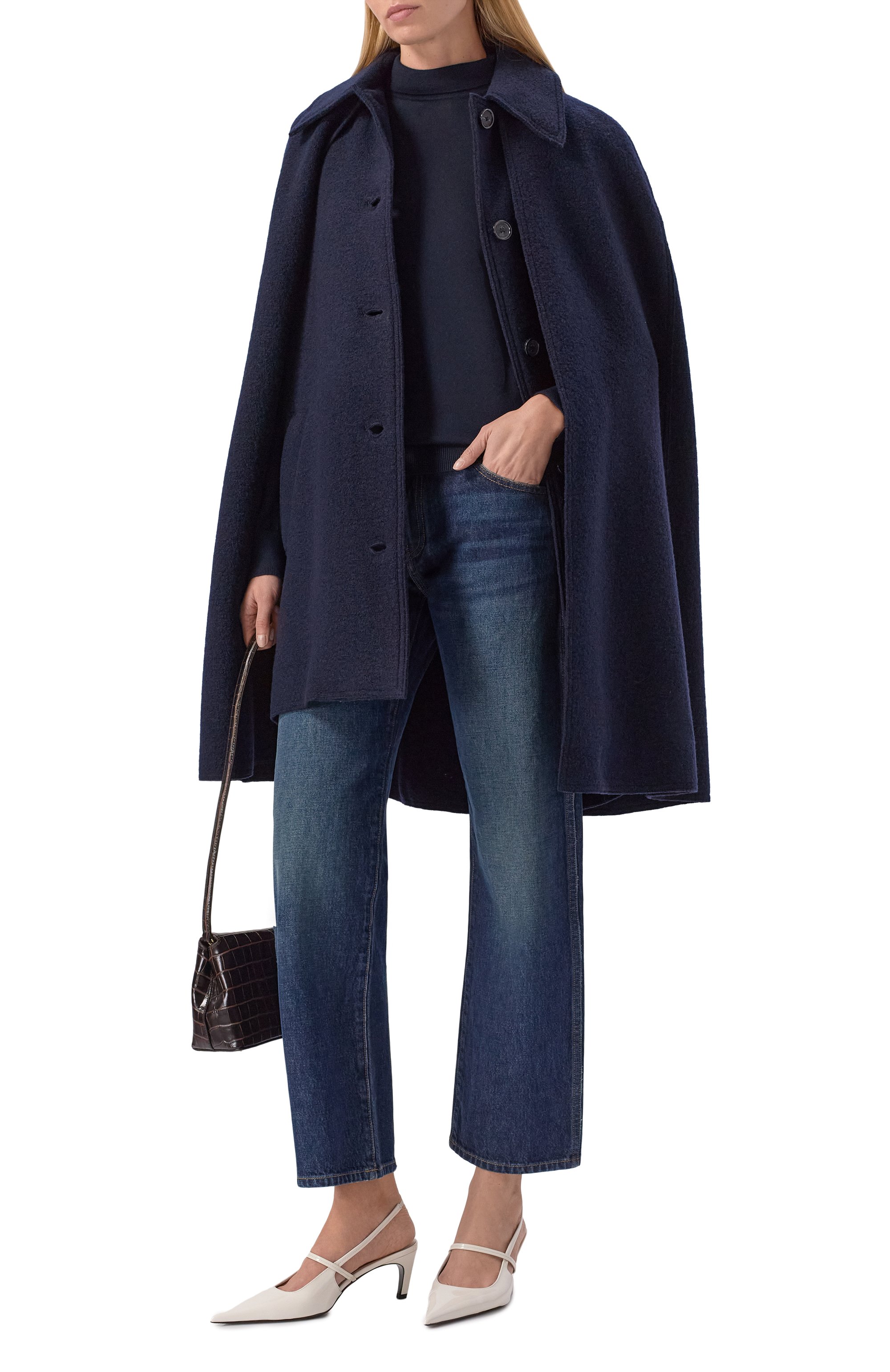 Шерстяной кейп TOTEME, арт. 261-WR00265-FB0549, фото 2