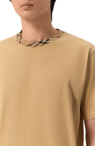 Хлопковая футболка BURBERRY, арт. 8125511, фото 5