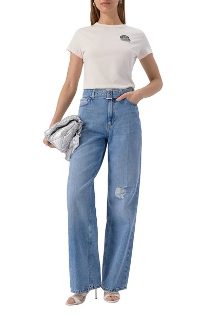 Хлопковая футболка BOSS ORANGE, арт. 50545287, фото 2