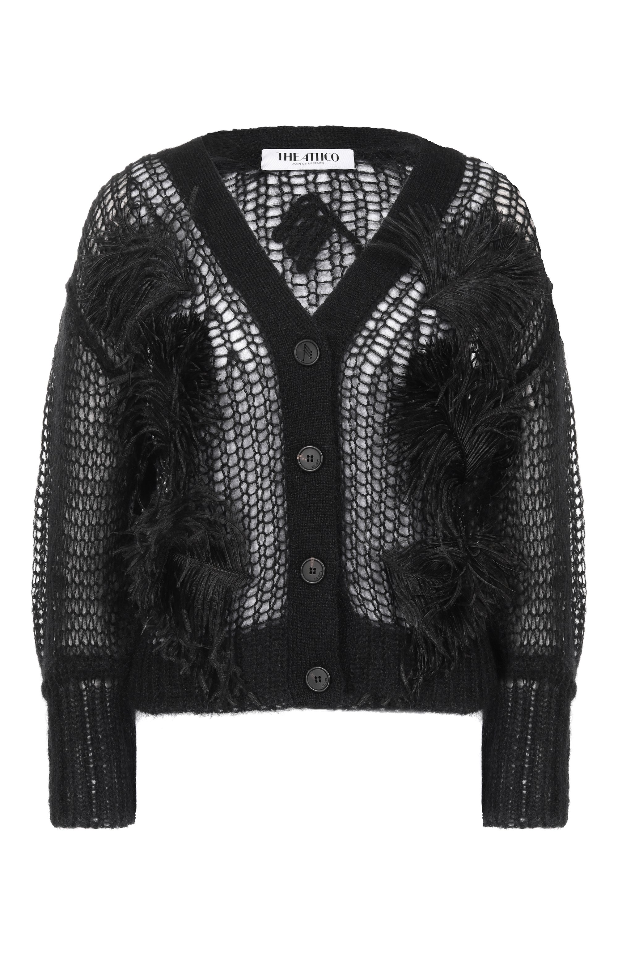 Шерстяной кардиган THE ATTICO, арт. 260WCD00011/KMX002FS, фото 1