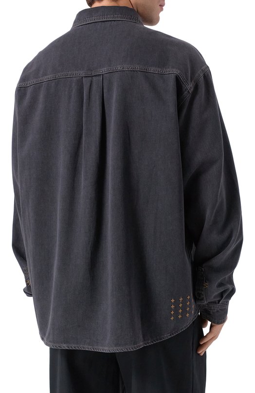 Джинсовая рубашка Ksubi MFA25SH014 Серый  MFA25SH014 Фото 4