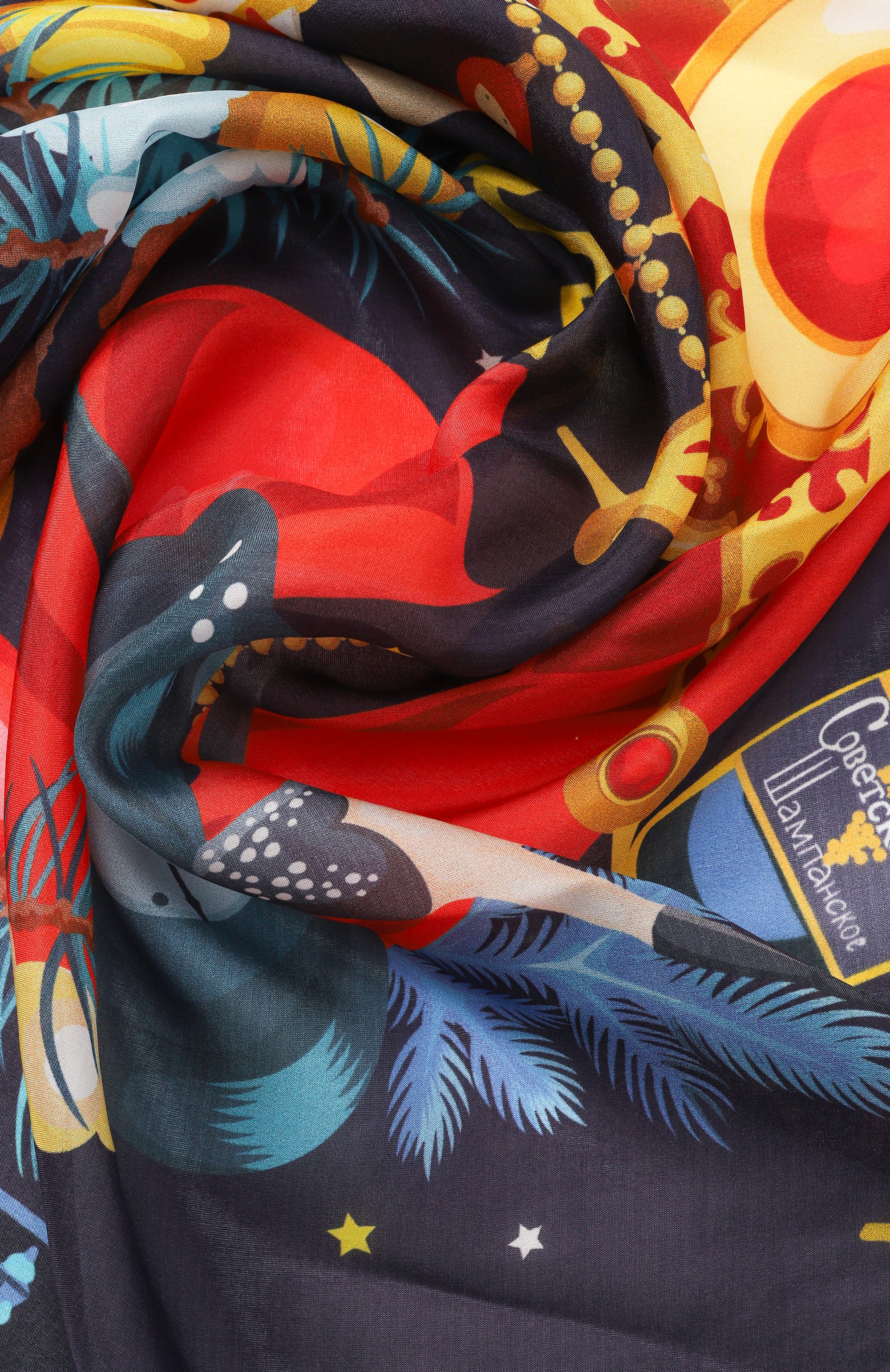 Шелковый платок карнавал GOURJI, арт. 91166237/43172, фото 3