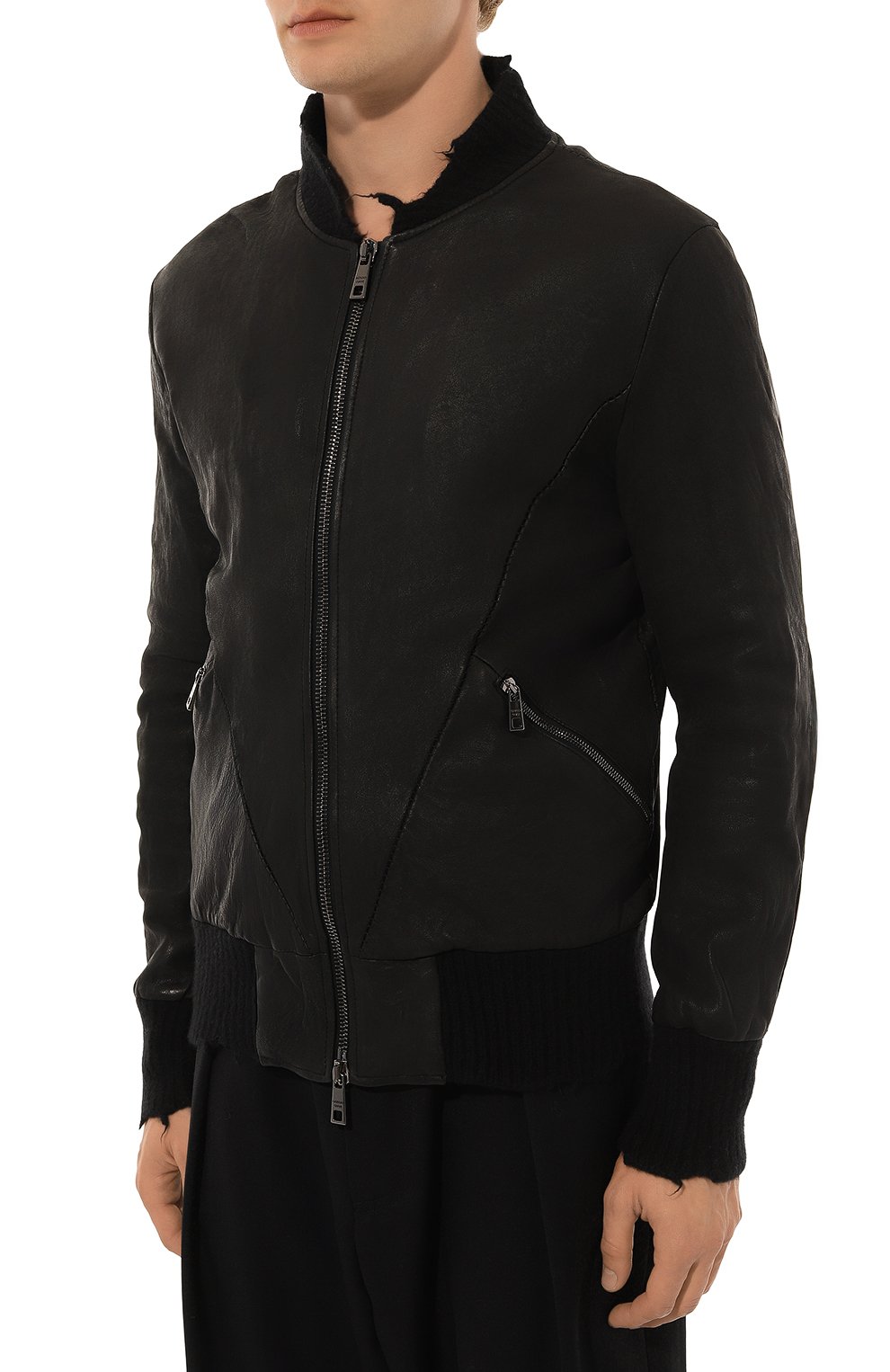 Кожаный бомбер GIORGIO BRATO, арт. GU25F14084, фото 3