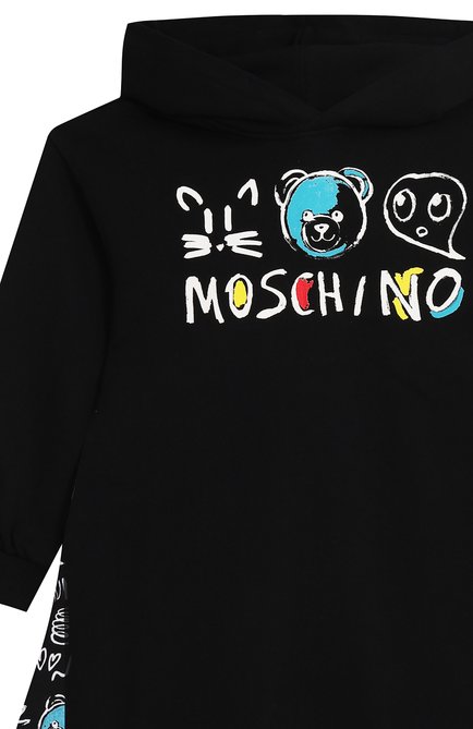 Хлопковое платье MOSCHINO, арт. HDV0H0/LCA77/4-8