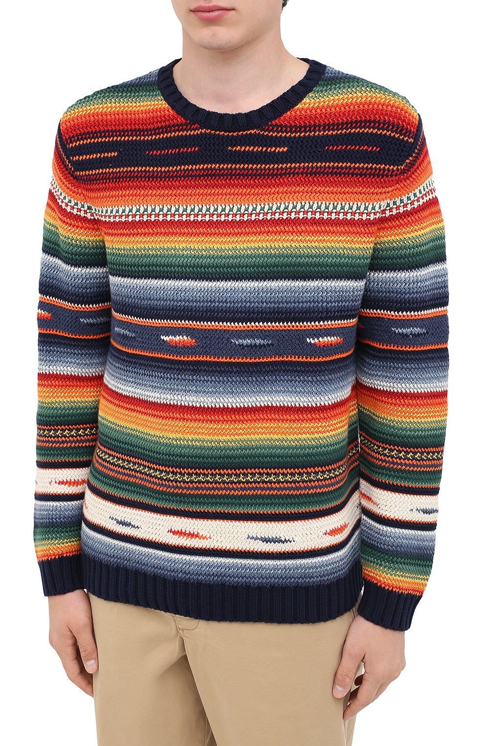 Свитер из хлопка и льна POLO RALPH LAUREN, арт. 710798342, фото 3