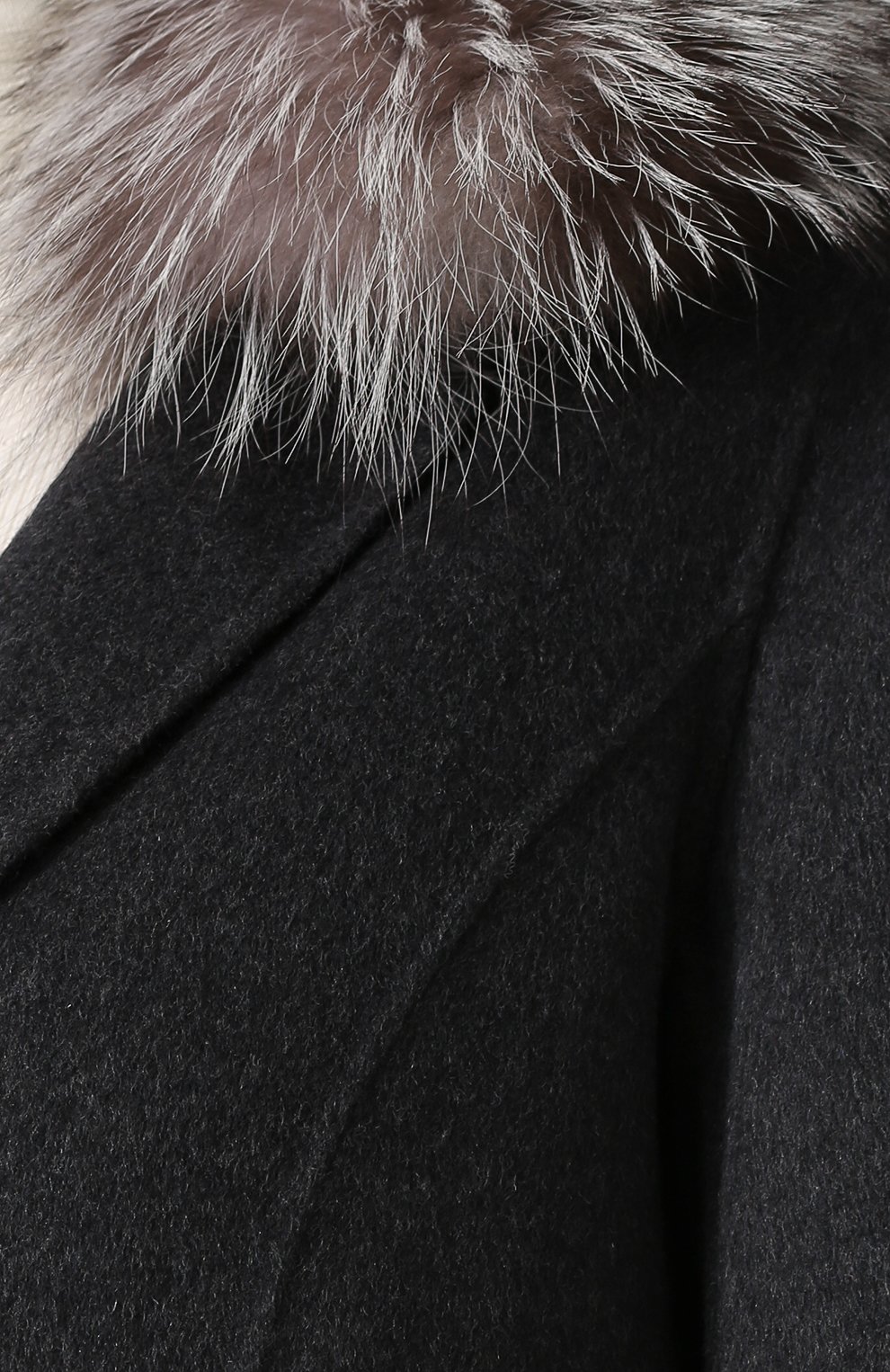 Однотонное пальто прямого кроя с мехом MICHAEL MICHAEL KORS, арт. MF72HRK787, фото 5