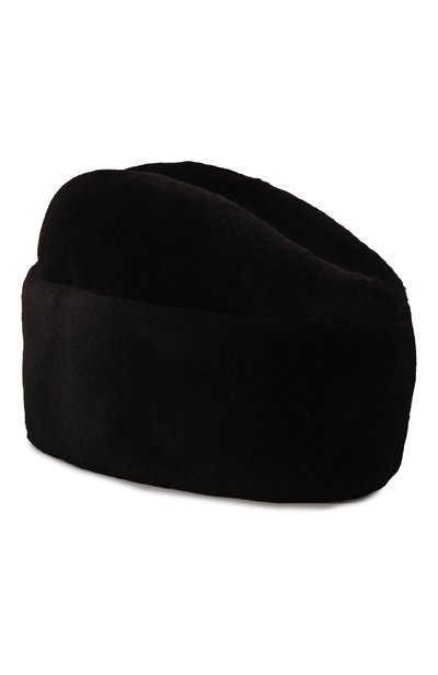 Пилотка из меха норки VICTORIA KUSENKOVA темно-коричневого цвета по цене 74580 руб., арт. 360210004132, фото 2 Пилотка из меха норки VICTORIA KUSENKOVA, арт. 360210004132, фото 2