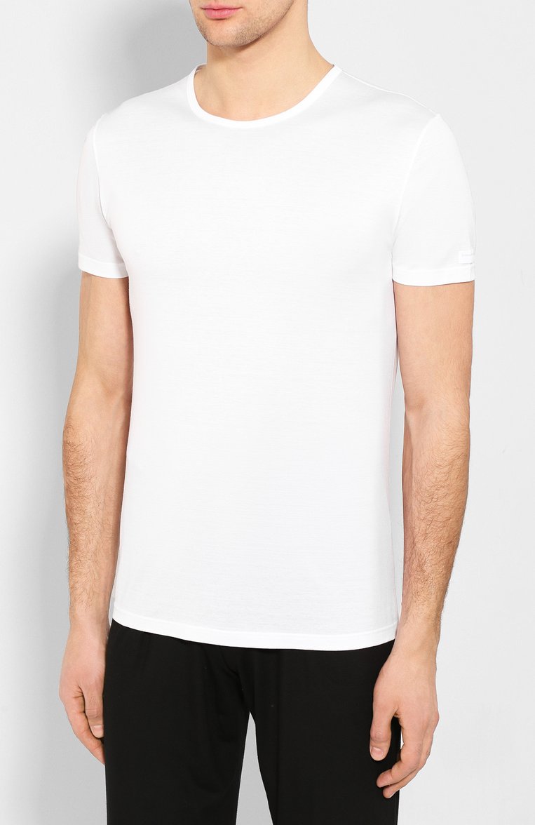 Хлопковая футболка ZEGNA, арт. N2M200030, фото 3