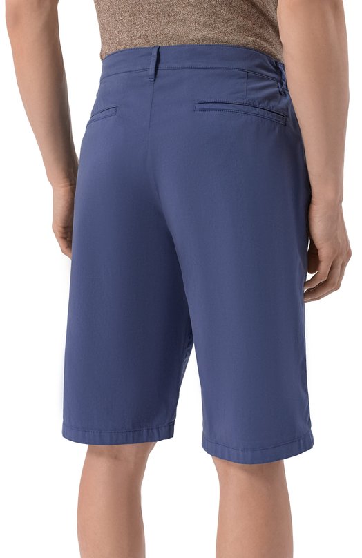 Шорты из хлопка и шелка MVST M26.CSM.T408/TFANT Синий  M26.CSM.T408/TFANT Фото 4