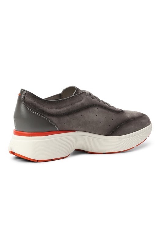 Замшевые кроссовки Easy Bounce Santoni WBBG61376BARKTNY Серый  WBBG61376BARKTNY Фото 5