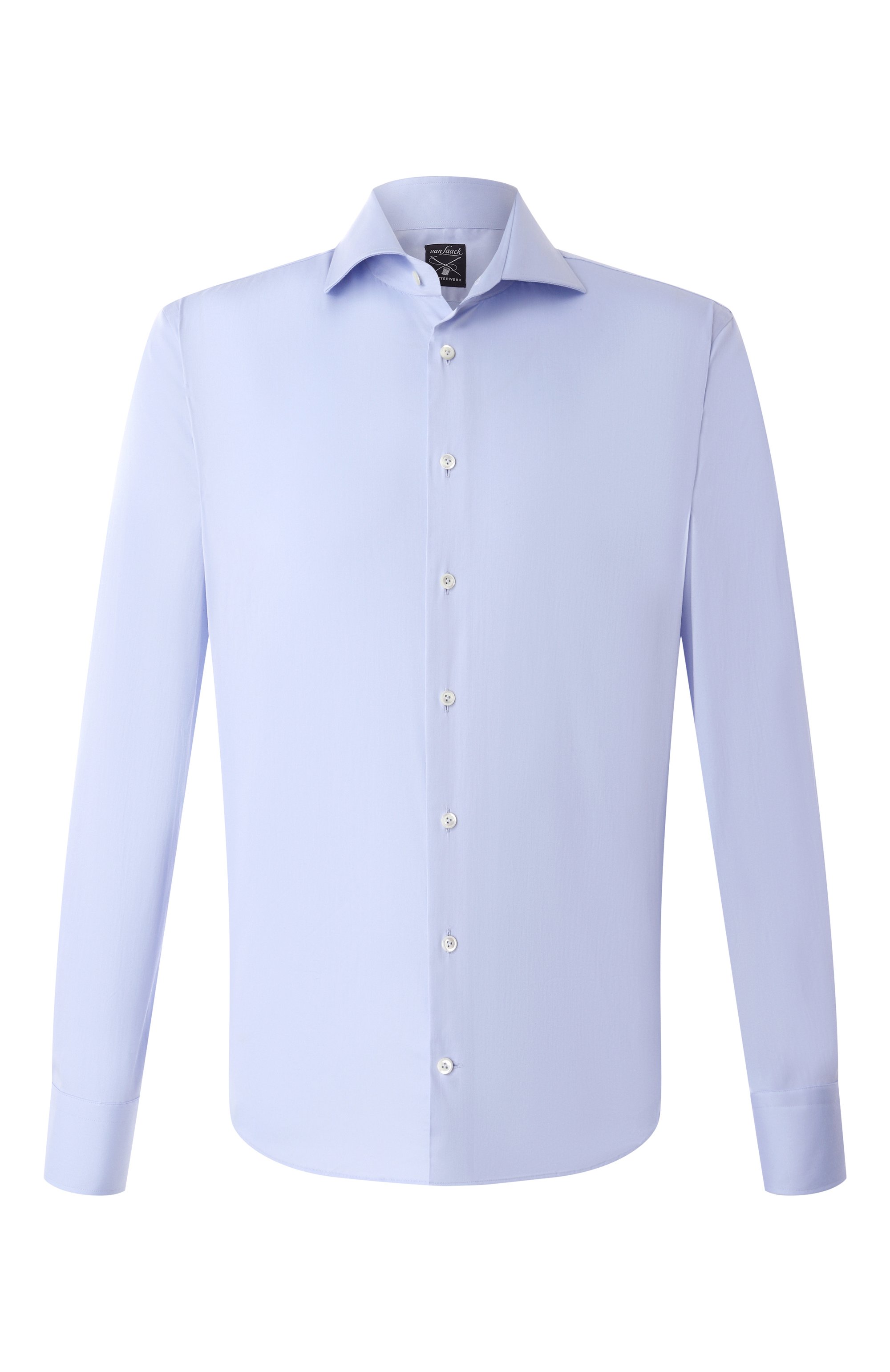 Хлопковая сорочка VAN LAACK голубого цвета по цене 24300 руб., арт. VL-RIVARA-LSF/130830, фото 1 Хлопковая сорочка VAN LAACK, арт. VL-RIVARA-LSF/130830, фото 1