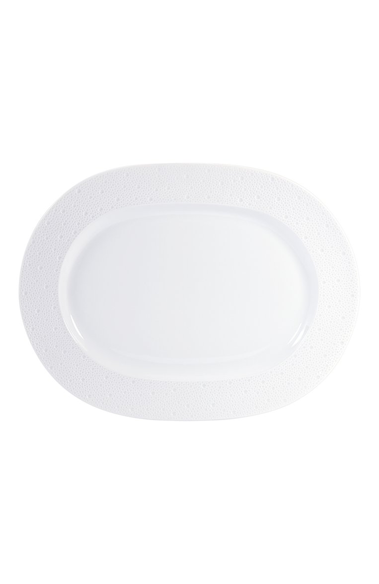 Блюдо ecume white large BERNARDAUD белого цвета, арт. 0733/105 | Фото 1 (Статус проверки: Проверена категория; Коллекция: Ecume white; Интерьер Кросс-КТ: Обеденная посуда; Нос: Не проставлено; Региональные ограничения белый список (Axapta Mercury): Не проставлено; Ограничения доставки: fragile-2)