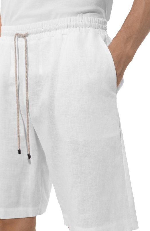 Шорты изо льна и хлопка Zimmerli 27100 Белый  27100 Фото 5