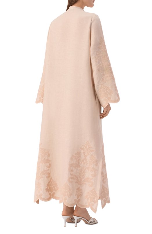 Хлопковое платье Kiton D61354K0861G Кремовый  D61354K0861G Фото 4