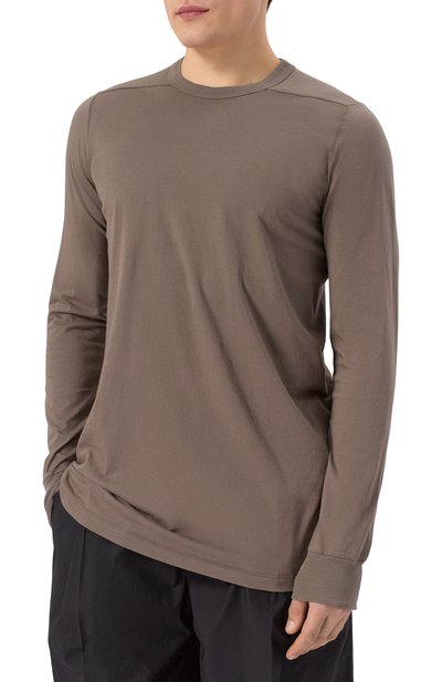 Хлопковый лонгслив RICK OWENS, арт. RU01E5266/JA, фото 3