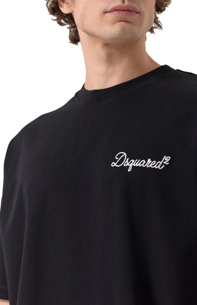 Хлопковая футболка DSQUARED2, арт. S74GD1525/D20106, фото 5