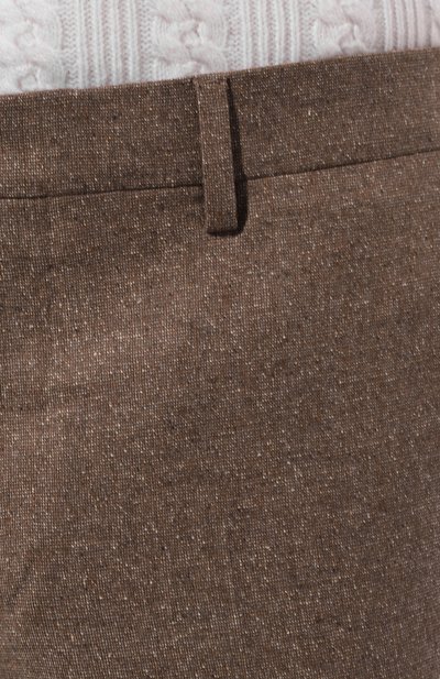 Брюки из шерсти и шелка BERWICH коричневого цвета по цене 39400 руб., арт. SC/1/ZG1436X, фото 5 Брюки из шерсти и шелка BERWICH, арт. SC/1/ZG1436X, фото 5