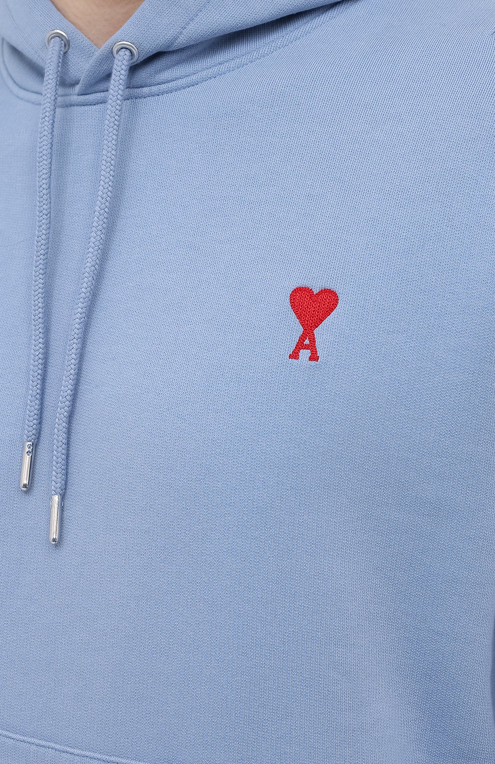 Хлопковое худи AMI, арт. E21HJ008.730, фото 5