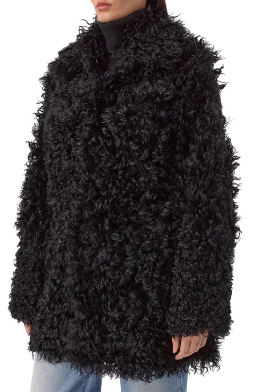 Двусторонняя дубленка Maslov DMB027 Чёрный  DMB027 Фото 6