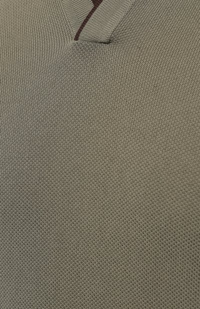 Хлопковое поло  GRAN SASSO, арт. 57157/20642, фото 5