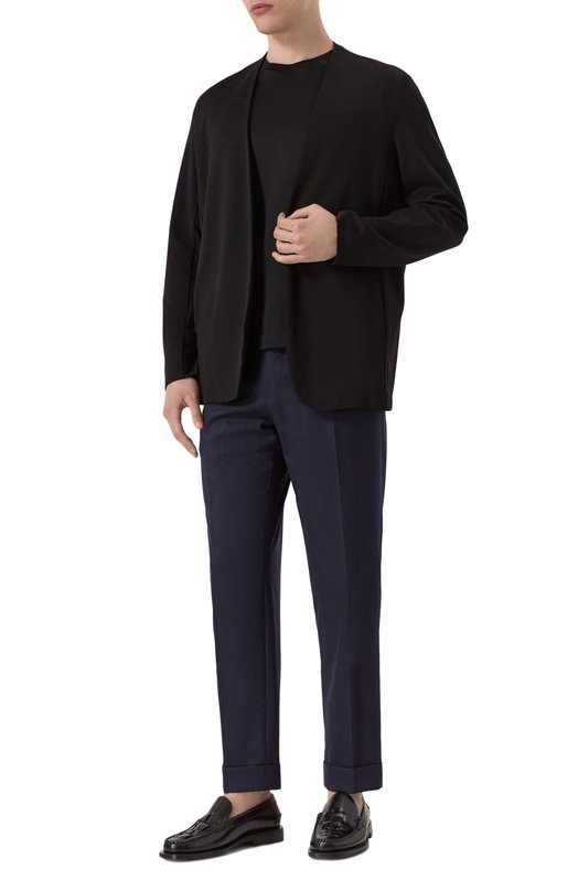 Шерстяные брюки Dries Van Noten 251-020904-1209 Синий  251-020904-1209 Фото 2