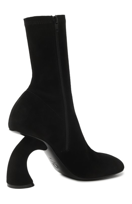 Замшевые ботильоны Dries Van Noten WS241/1146/135 Чёрный  WS241/1146/135 Фото 5