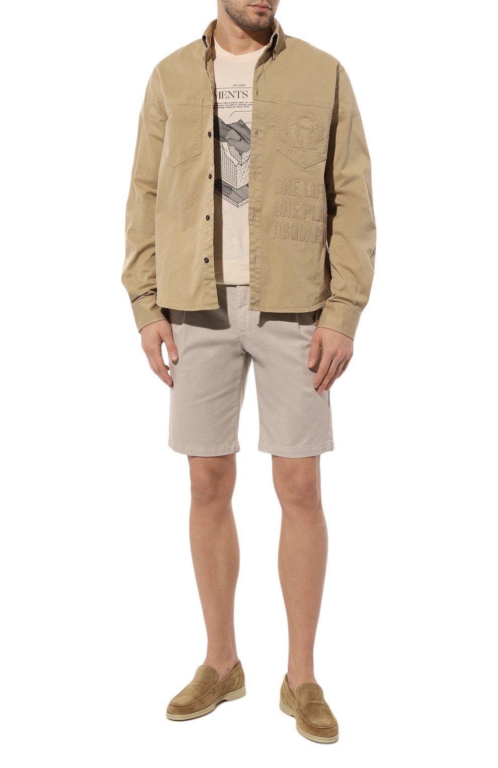 Хлопковые шорты ELEVENTY, арт. G70BERE01 TET0G002, фото 2