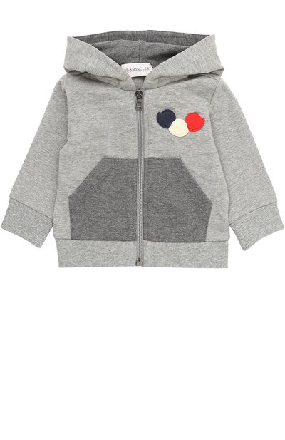 Спортивный костюм из хлопка с аппликациями MONCLER ENFANT, арт. C2-951-88084-05-80996, фото 2