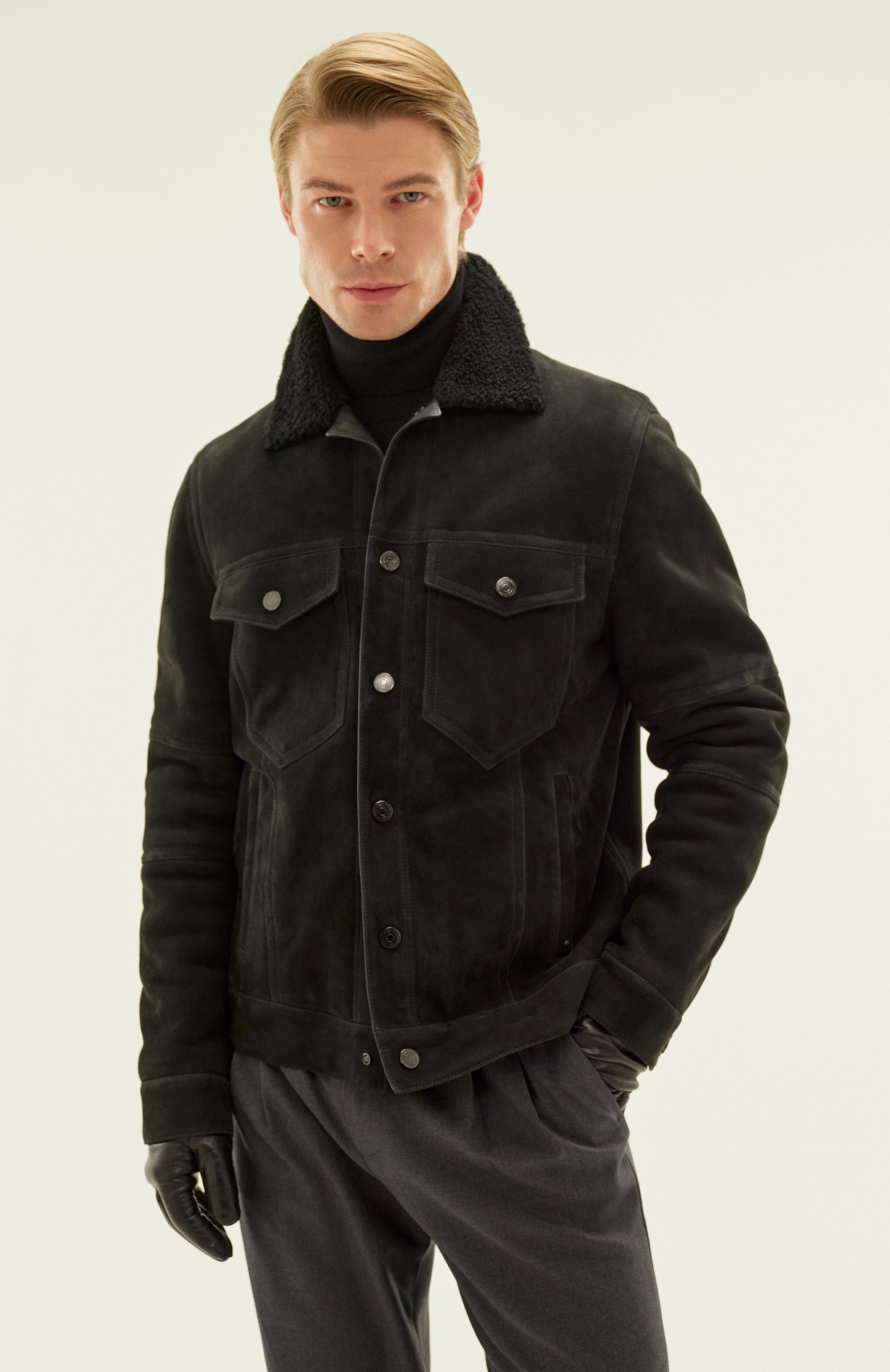 Дубленка из овчины STEFANO RICCI, арт. M7J0300090/LAC0N, фото 8