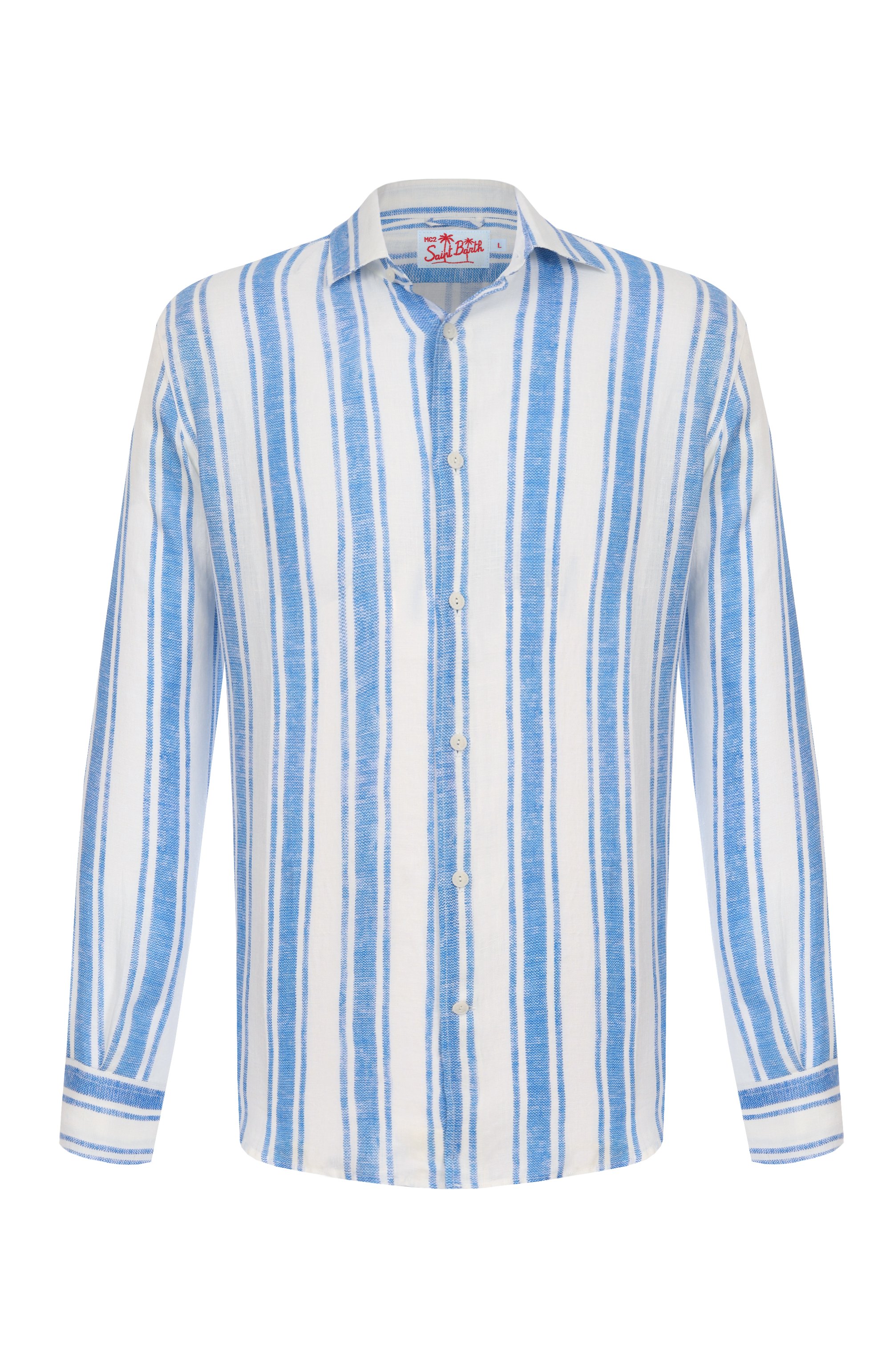 Льняная рубашка MC2 SAINT BARTH, арт. STBM PAMPL0NA/01915H, фото 1