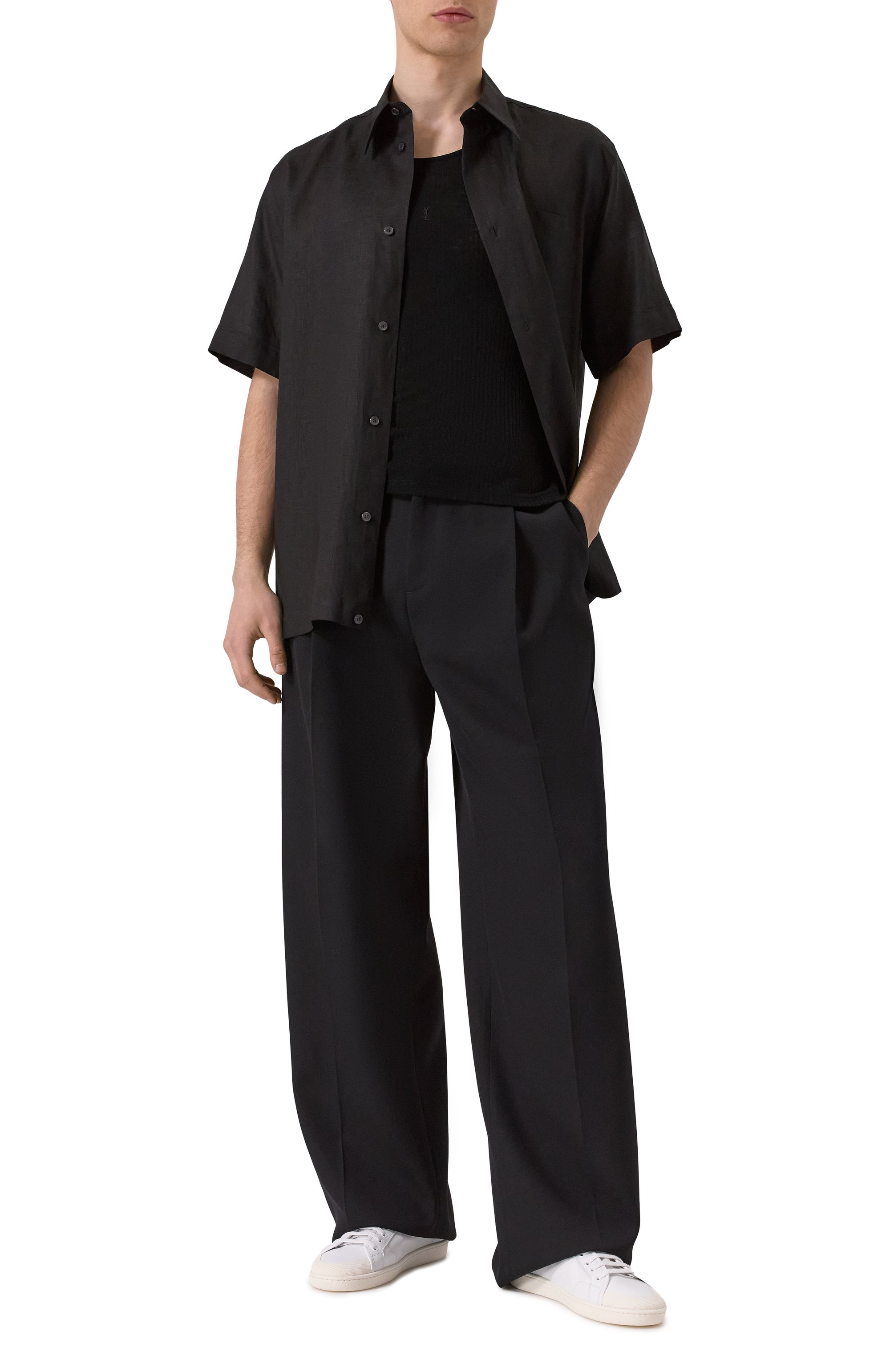 Шерстяная майка SAINT LAURENT, арт. 757294/YBMV2, фото 2