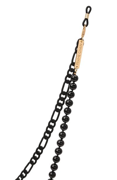 Цепочка для очков FRAME CHAIN черного цвета по цене 27300 руб., арт. TFC, фото 3 Цепочка для очков FRAME CHAIN, арт. TFC, фото 3
