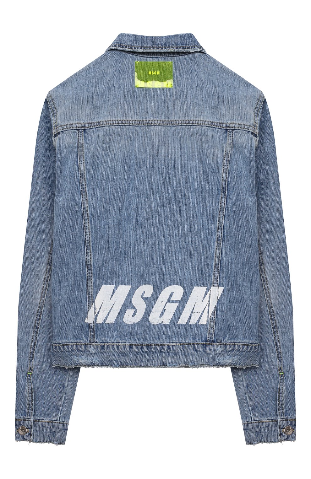 Джинсовая куртка MSGM KIDS, арт. MS027597, фото 2