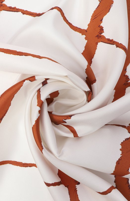 Шелковый платок Kiton D53754K0953H17 Белый  D53754K0953H17 Фото 3