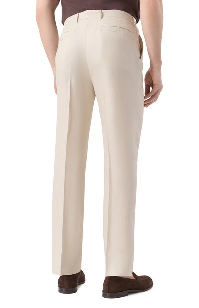 Льняные брюки CORNELIANI, арт. 254592-2514108, фото 4