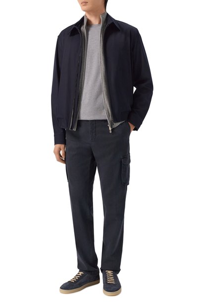 Мужская хлопковая футболка BRUNELLO CUCINELLI, арт. M0B131308