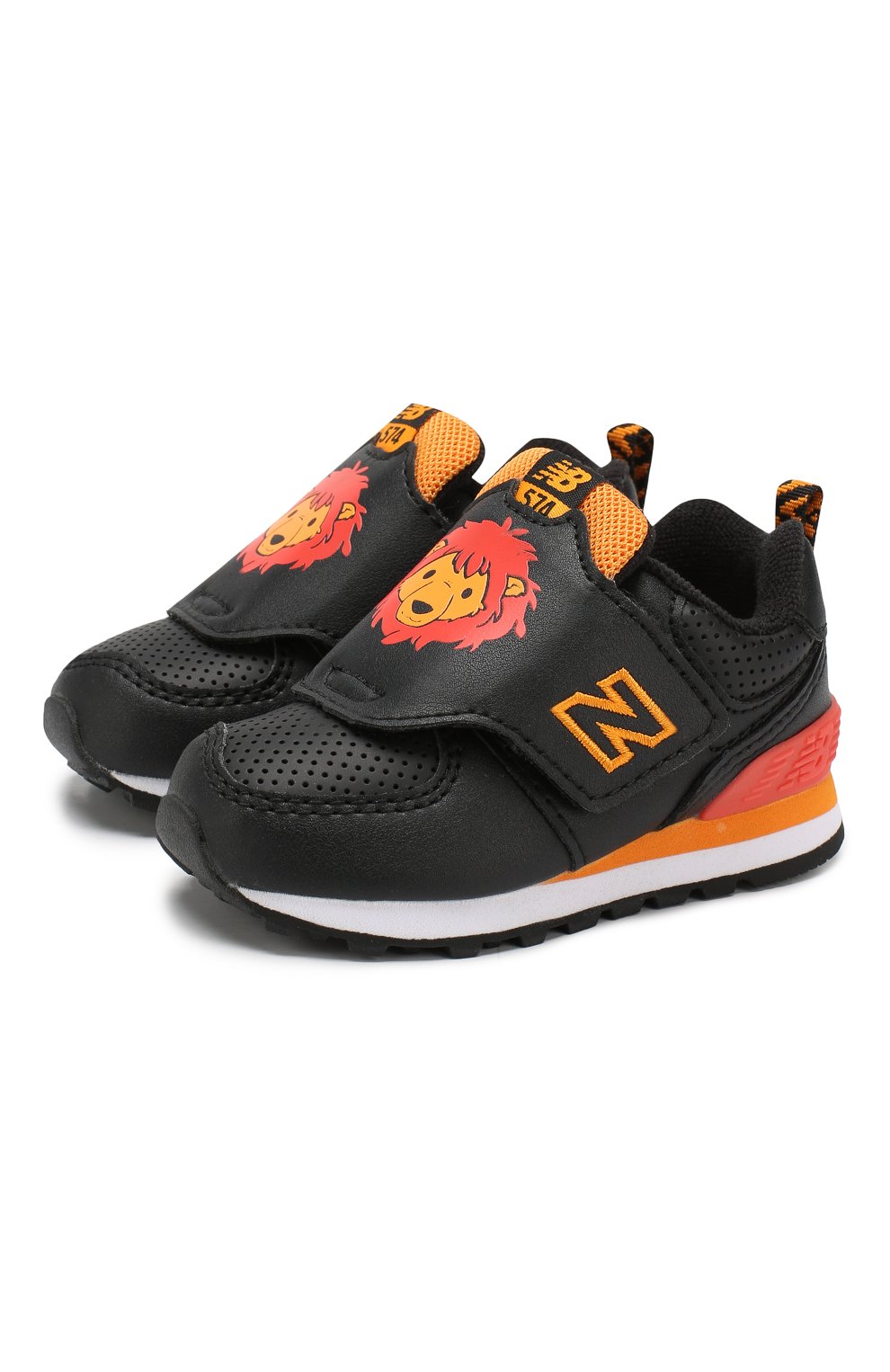 Кроссовки 574 NEW BALANCE черного цвета по цене 6285 руб., арт. IV574ZOL/M, фото 1 Кроссовки 574 NEW BALANCE, арт. IV574ZOL/M, фото 1