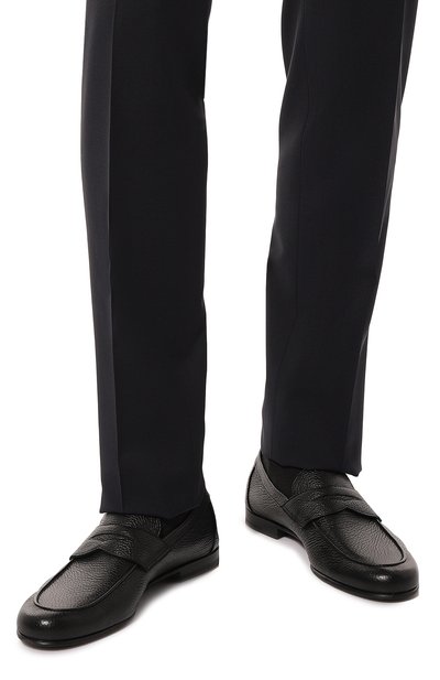 Кожаные пенни-лоферы BARRETT, арт. 171U064.17/CERV0, фото 3