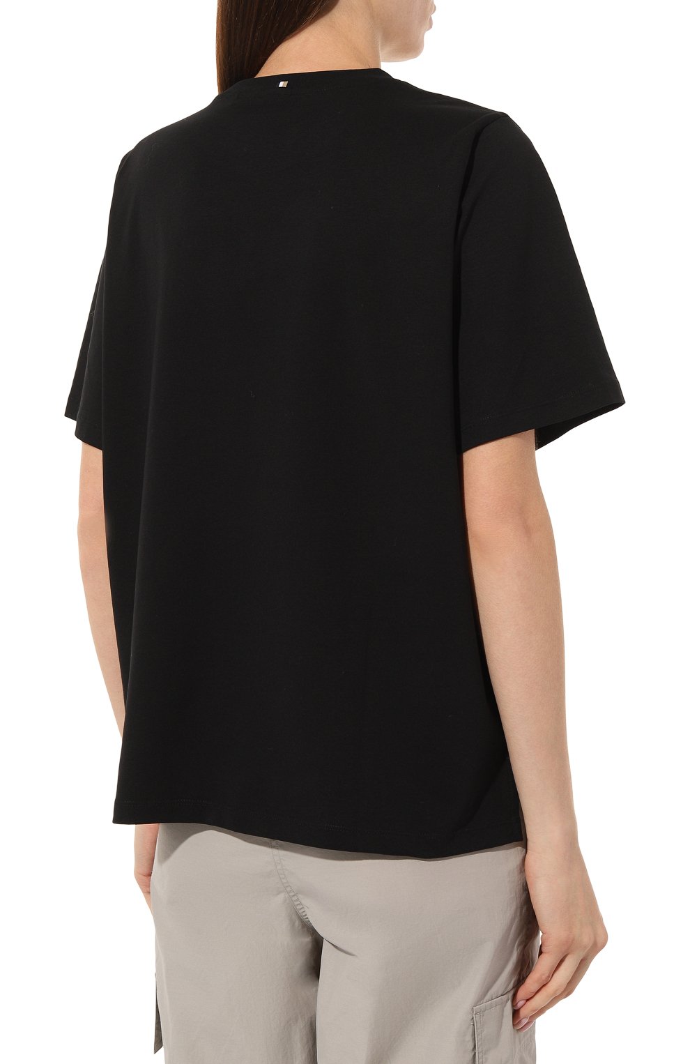 Хлопковая футболка BOSS, арт. 50496497, фото 4