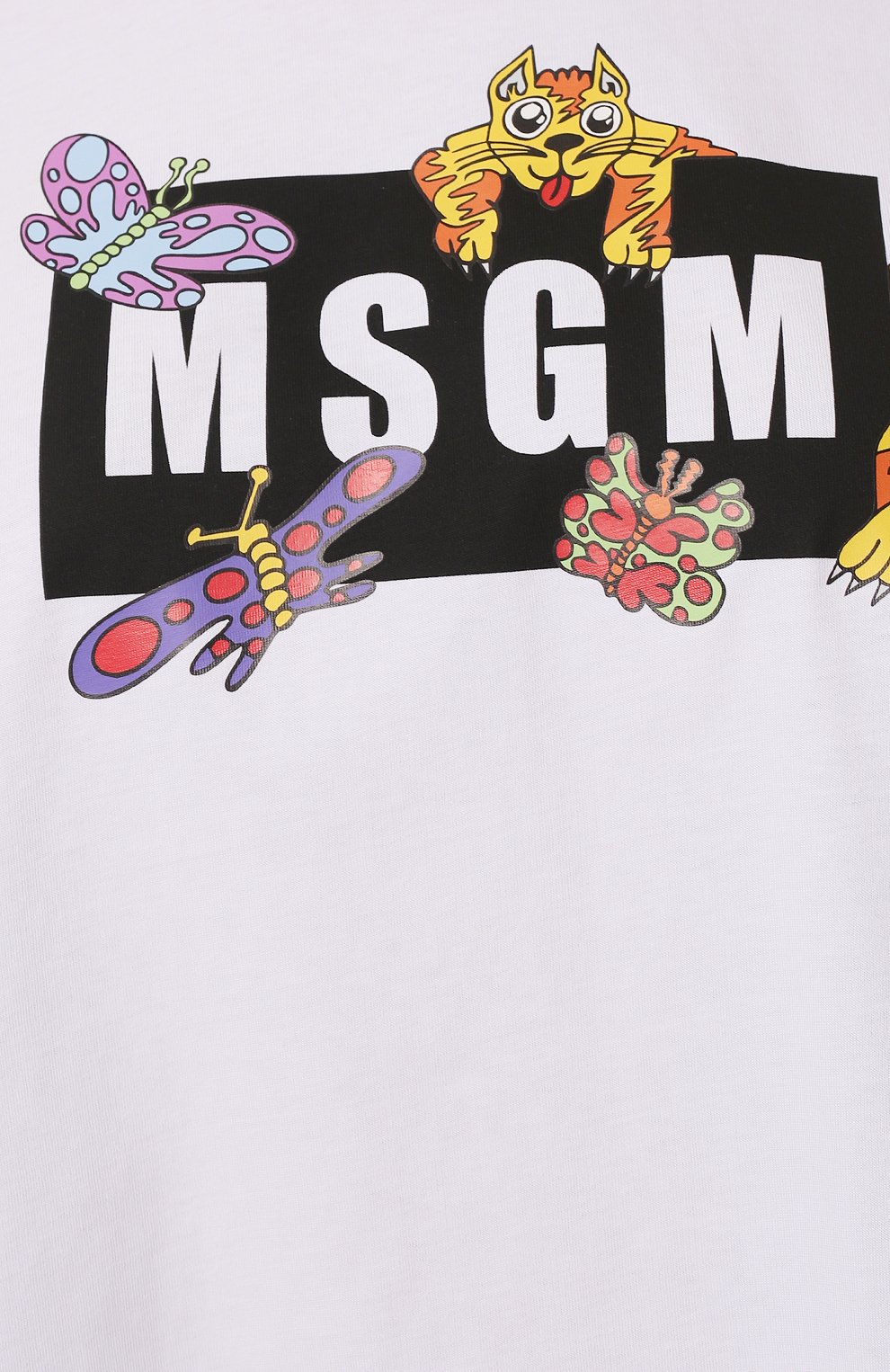 Хлопковая футболка MSGM, арт. 3241MDM175 227298, фото 5