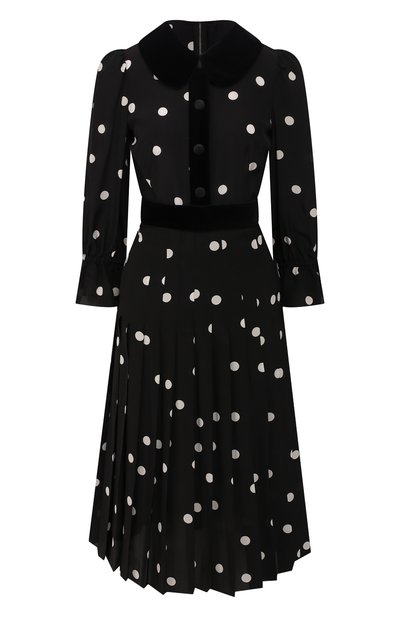 Женское платье в горох DOLCE & GABBANA, арт. F6F5MT/HS15T