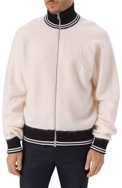 Кардиган JIL SANDER кремового цвета по цене 213000 руб., арт. J22HP0041-J14789, фото 3 Кардиган JIL SANDER, арт. J22HP0041-J14789, фото 3